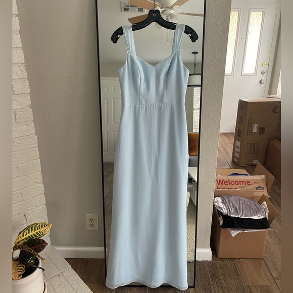 SKY BLUE AZAZIE BRIDESMAID DRESS - Picture 1 of 6